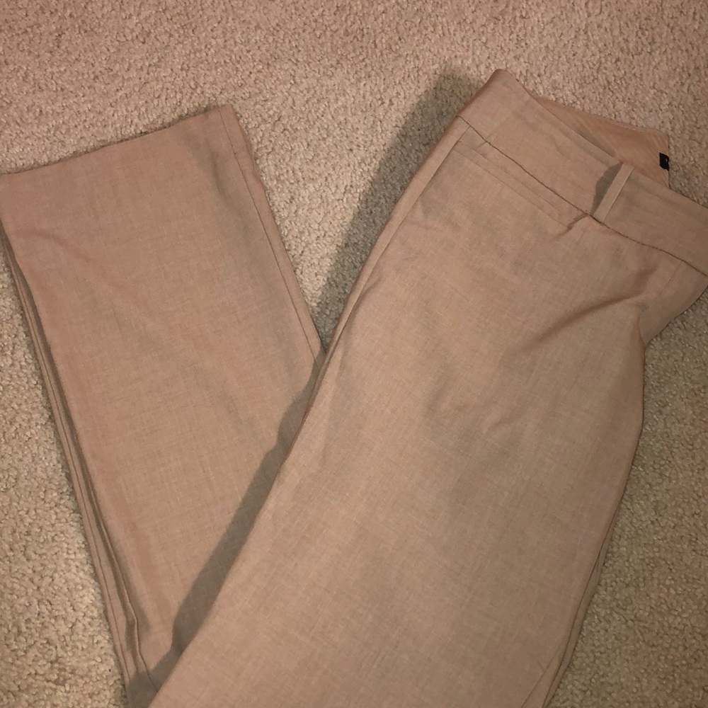 The Limited Drew Fit Tan Pants